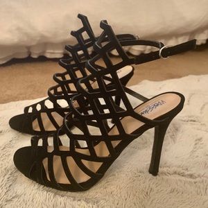 Black Strappy Heels